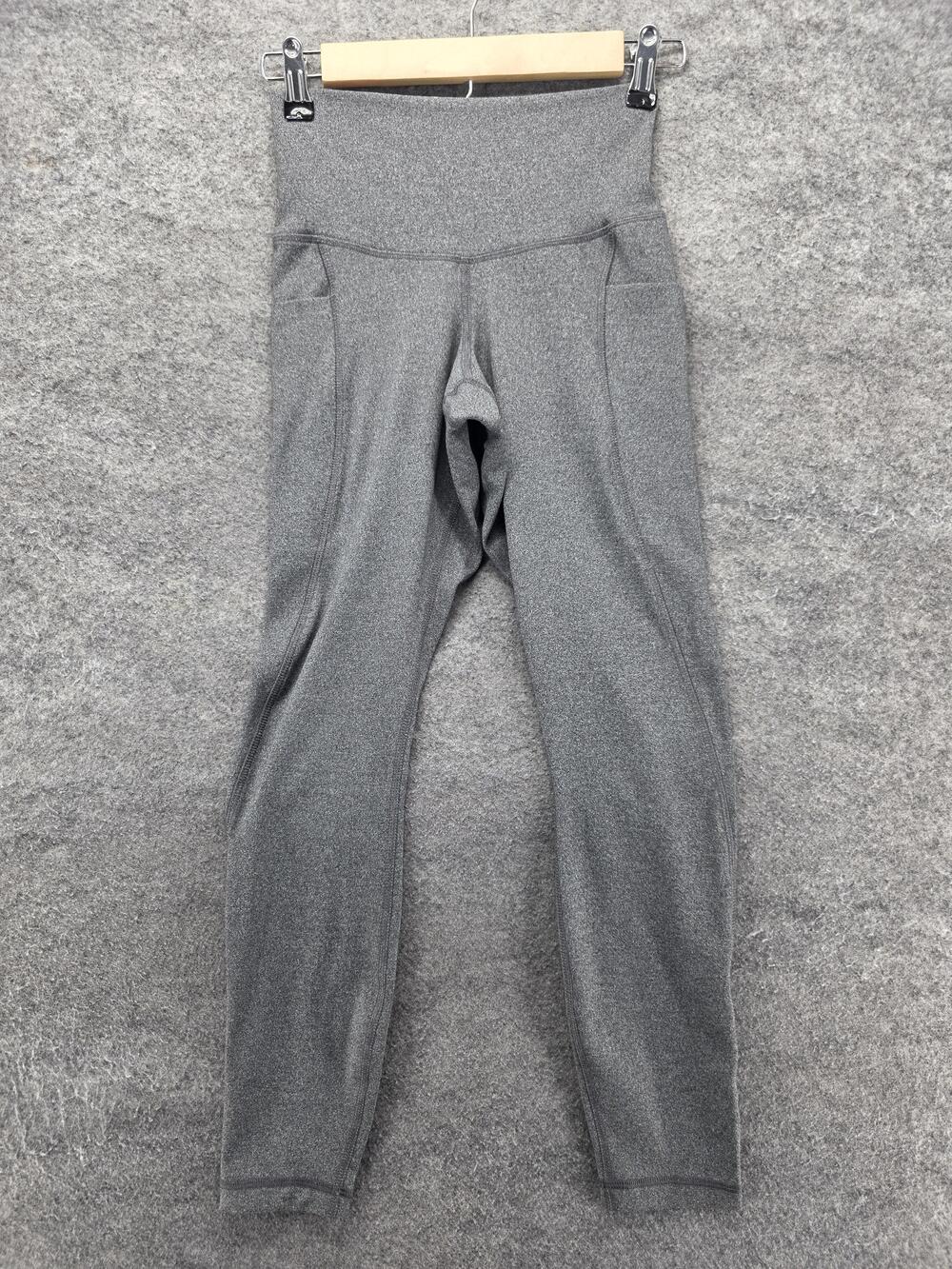 Member's Mark Leggings Womens XS Gray Everyday High-Rise Ankle Pockets